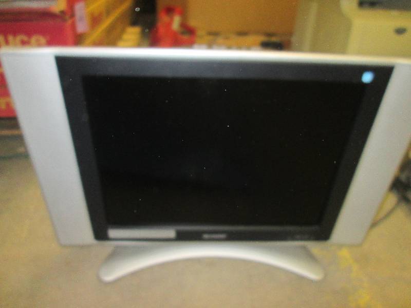 lot 283 image: SHarp 20 t.v. Model # LC-20SH60 te...
