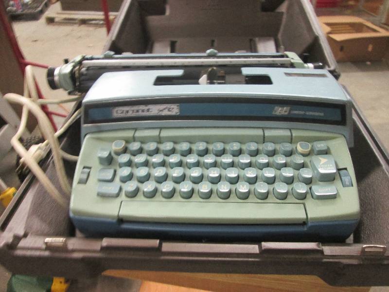 lot 294 image: vintage coronet super 12 typewriter...