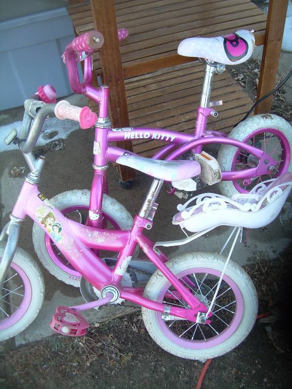 2 SMALL GIRLS BIKES