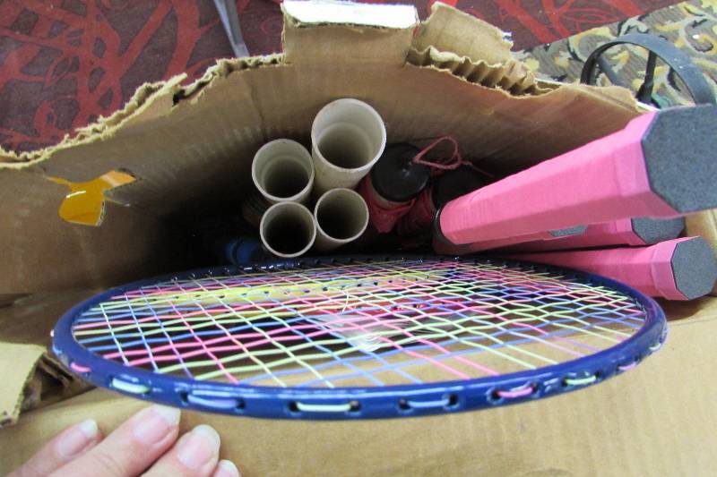 lot 269 image: BADMINTON SET IN BOX