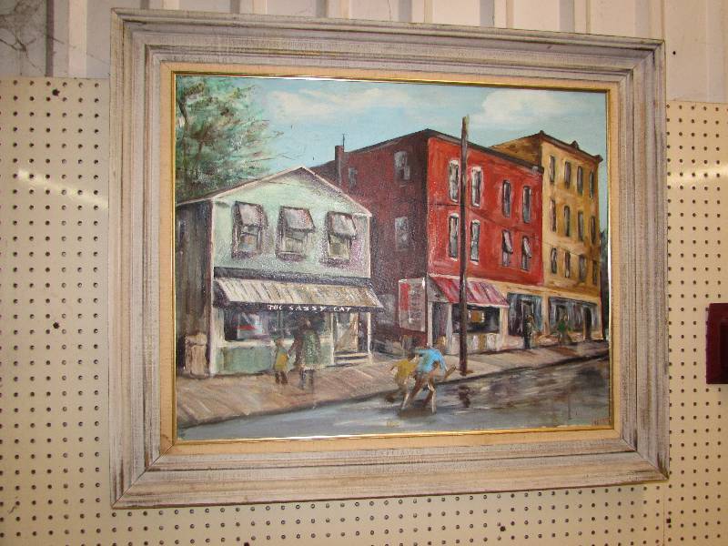 lot 218 image: LARGE PAINTING
