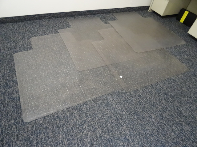 4 chair mats...
