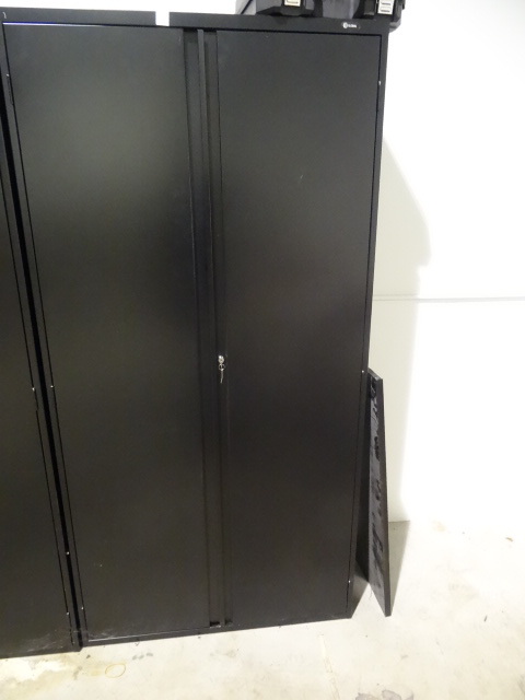 Global metal 2 door cabinet. 4 shel...