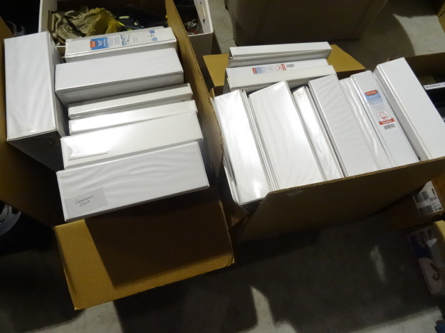 11 x 17 3 ring binders. Approx 25 u...