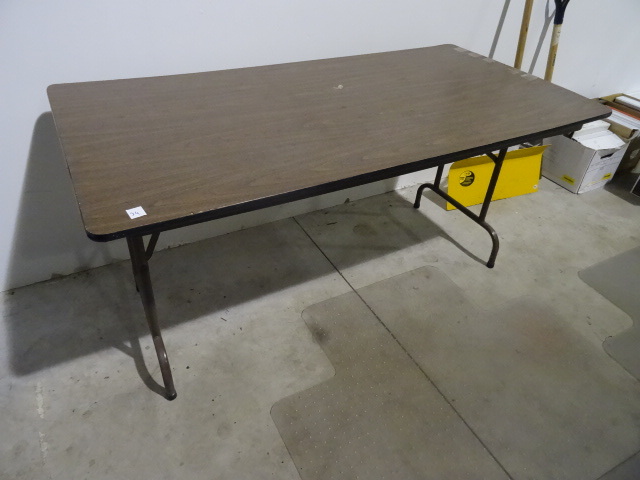 60 x 30 folding table. ...
