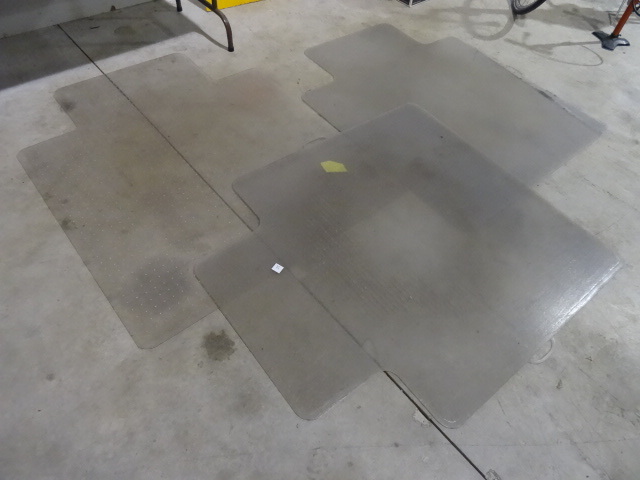 3 chair mats...