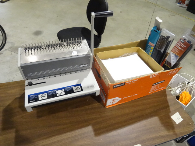 Ibico Ibimatic binder punch. Comes ...