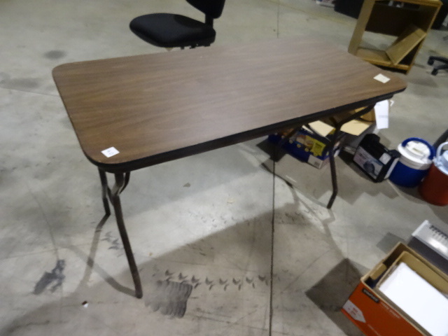 48 x 24 folding table....