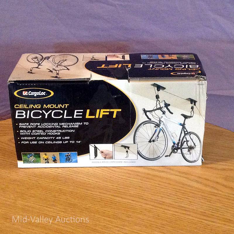 lot 18 image: Ceiling Mount Bicycle Lift