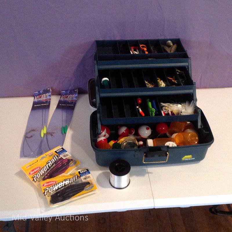lot 28 image: Tackle Box & Lures