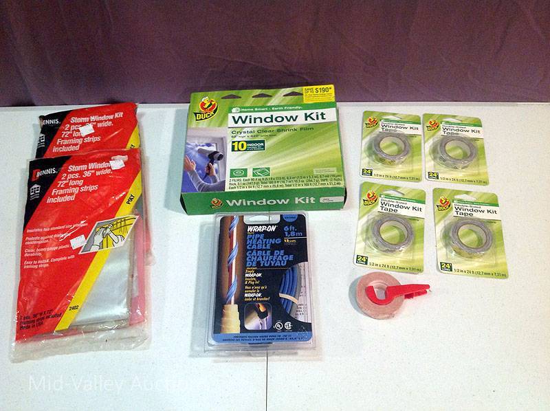 lot 67 image: 6 Heat Tape & Window Sealing Kits