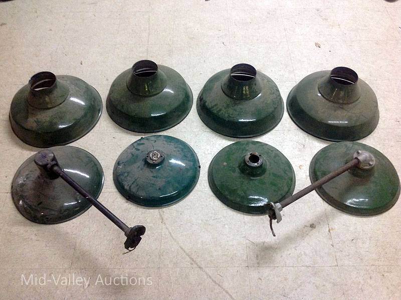 lot 114 image: 8 Industrial Light Fixtures