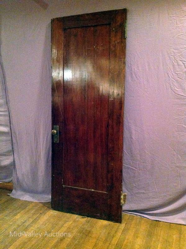 lot 130 image: Old Solid Wood Door
