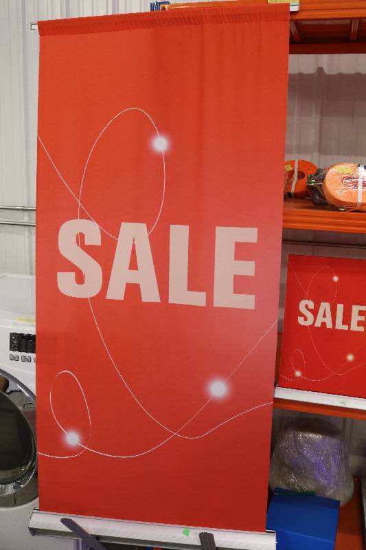 lot 42 image: SALE Banner Stands