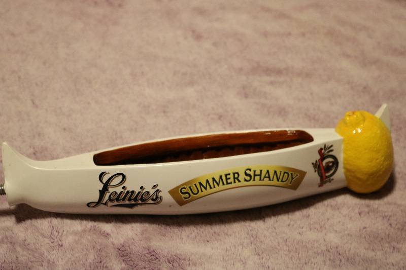 Leinies summer shandy beer tap...