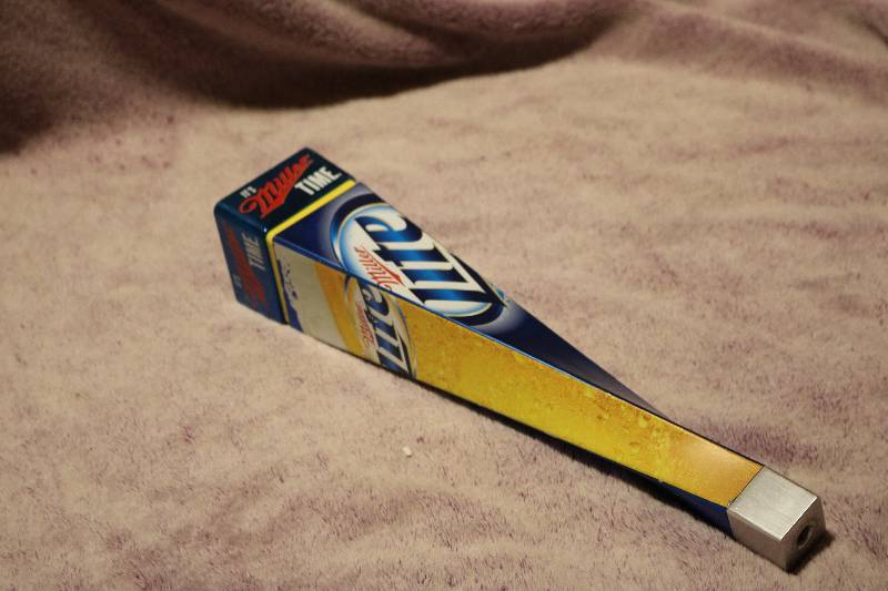 Miller Lite beer tap...