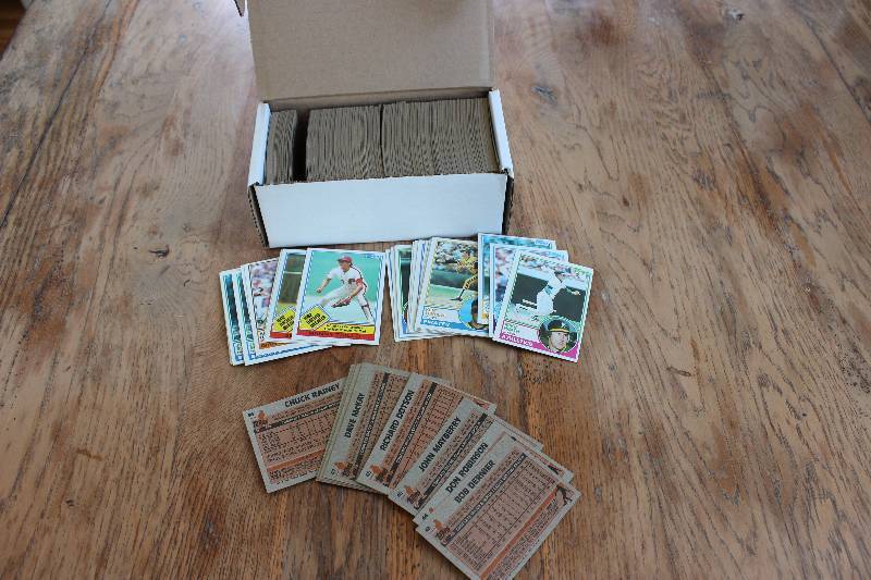 Box of 1983 Topps Baseball Cards...