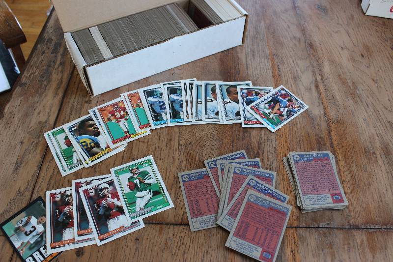 Box of Topps Football Cards...