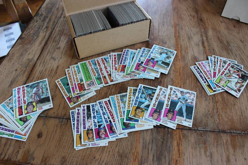 Box of 1984 Topps Baseball Cards...