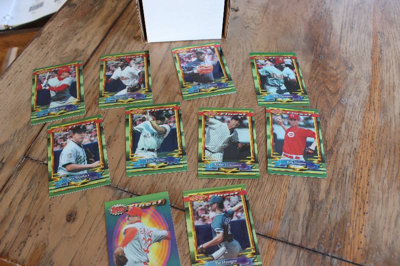Box of 1994 Topps Finest Baseball C...
