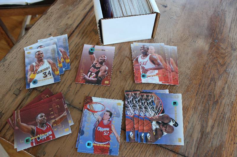 Box of 1994-1995 Skybox Emotion Bas...