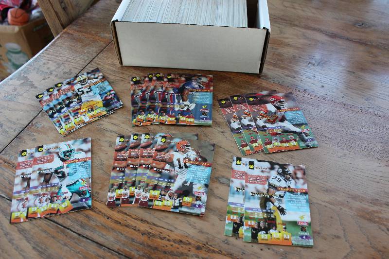 Box of 1995-2000 Stadium Club Footb...