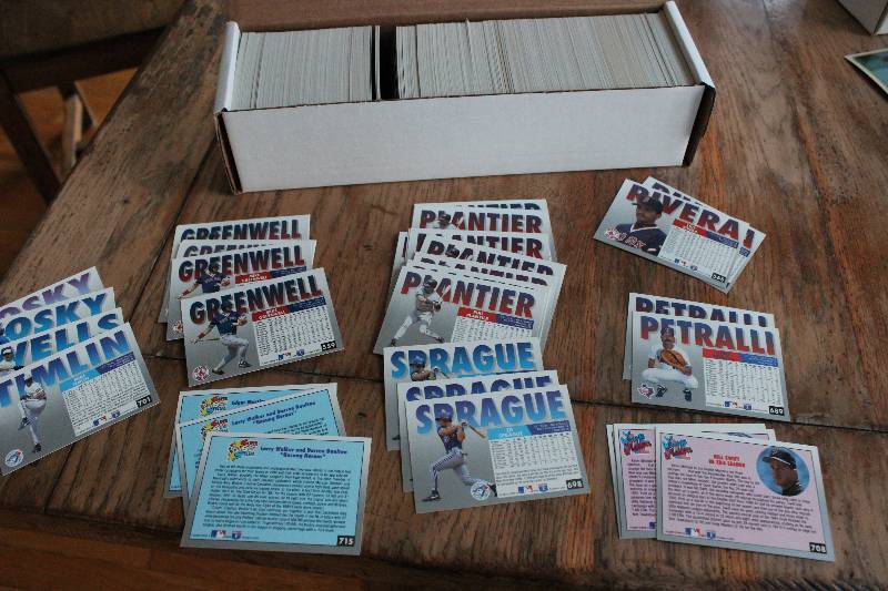 Box of 1993 Fleer Baseball Cards...