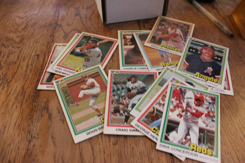 Box of 1981 and 1983 Baseball Cards...