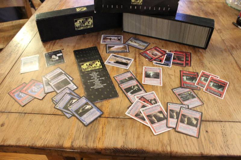 Box of Star Wars Cards...
