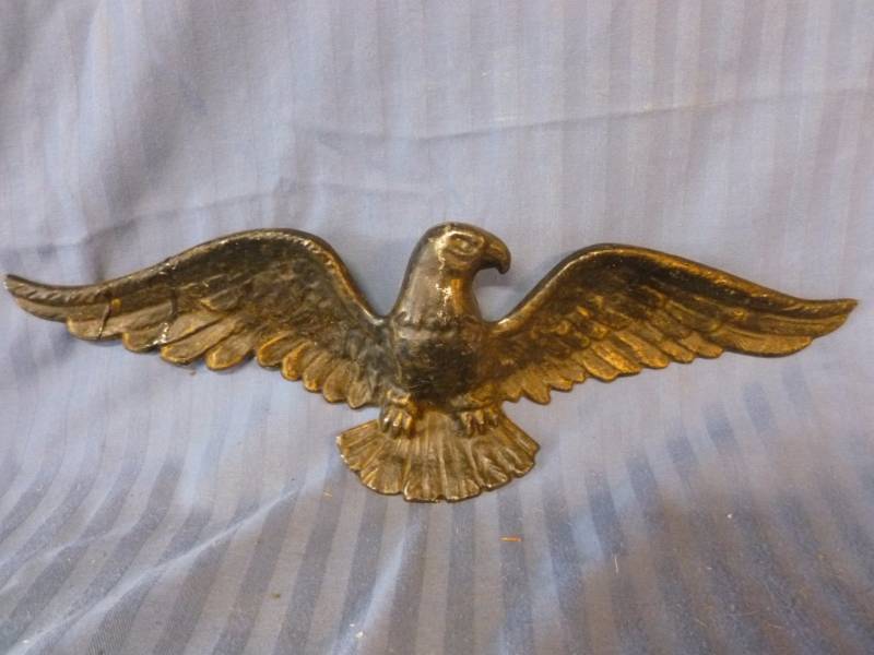 lot 52 image: Cast Aluminum Eagle