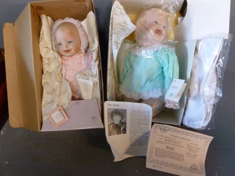 lot 108 image: Porcelain Dolls