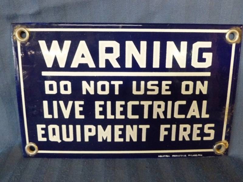 lot 177 image: Vintage Porcelain Sign