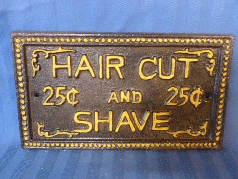 lot 245 image: Cast Iron Sign