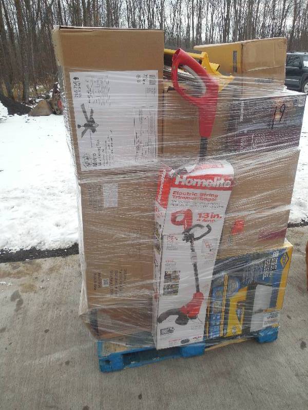 PALLET LOT OF GENERAL MERCHANDISE AND HOME GOODS