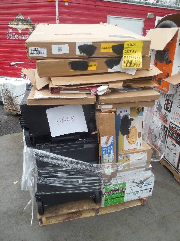 PALLET LOT OF GENERAL MERCHANDISE AND TOOLS