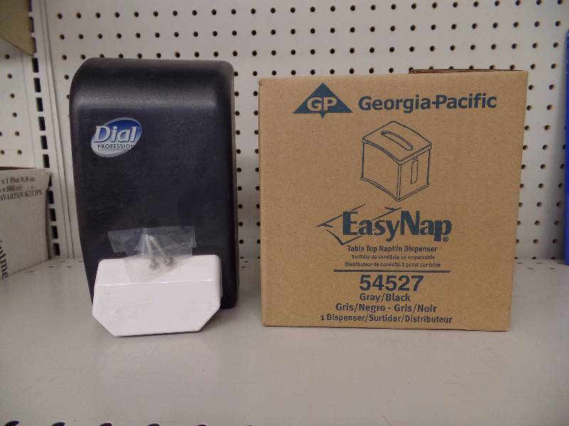 Napkin & soap dispenser