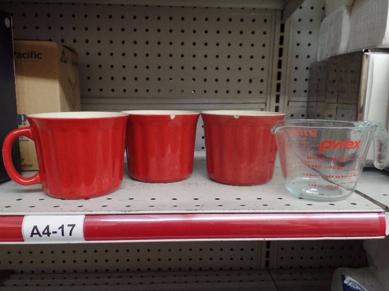 Ceramic Soup Cups & Measuring cup