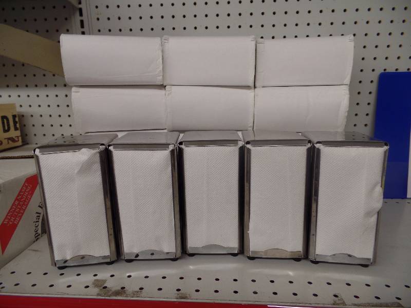 Napkin dispensers & napkin refills
