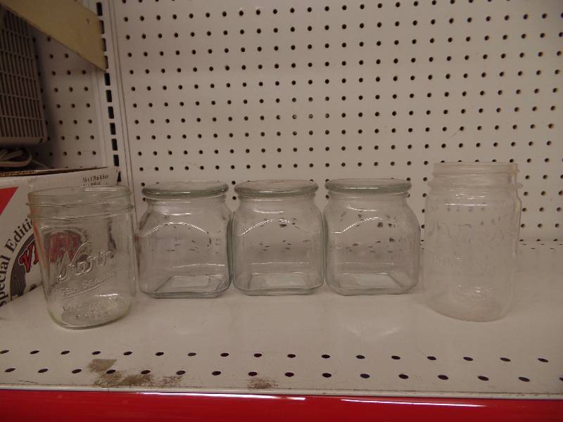 Glass Candy Jars & Mason Jars