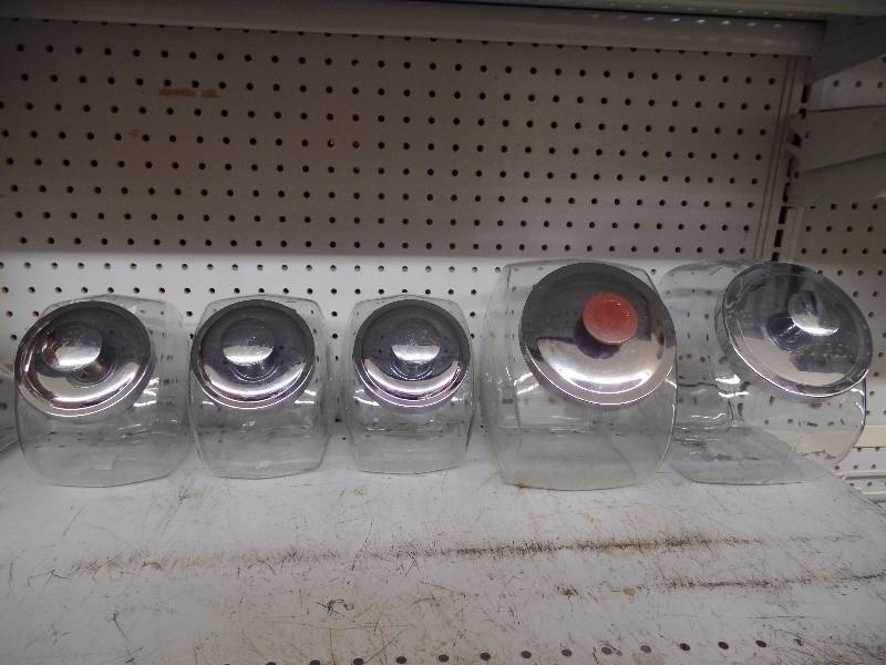 Glass Candy Jars