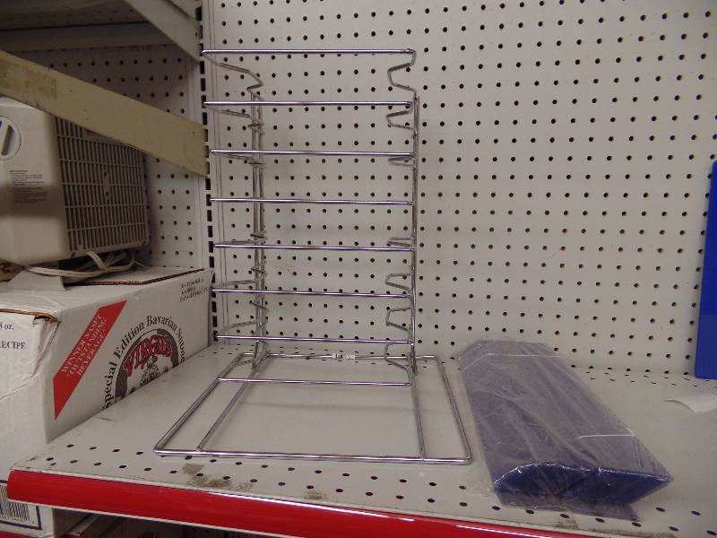Metal rack & clear shelf dividers