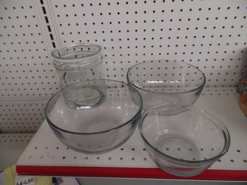 Glass Bowls and Container