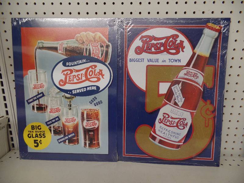 Pepsi Tin Signs