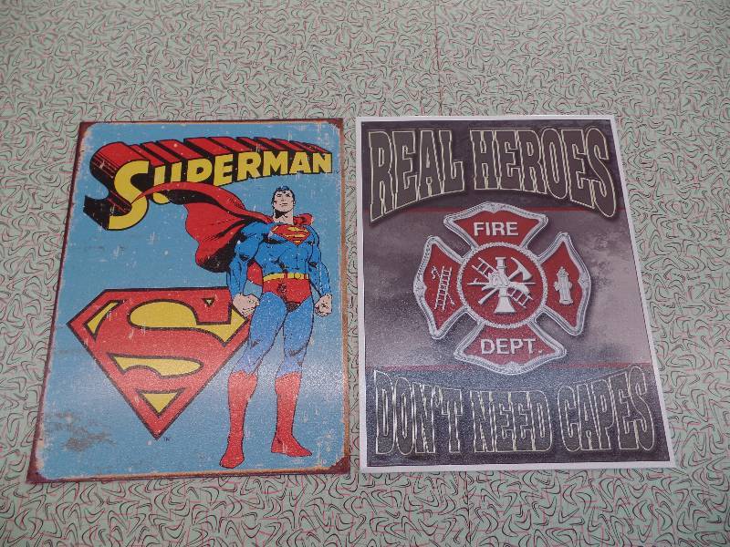 lot 36 image: Tin Signs