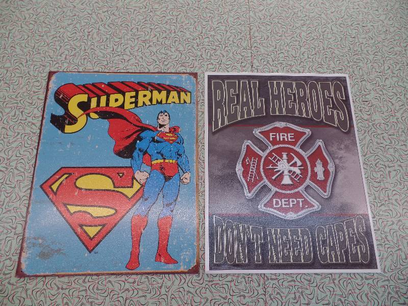 lot 37 image: Tin Signs