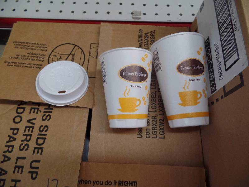 lot 59 image: To-go coffee cups
