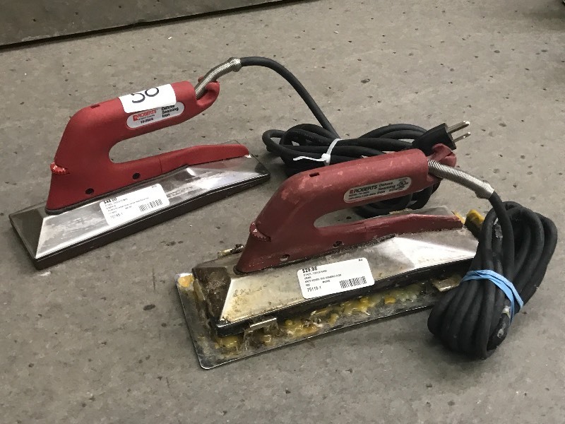 lot 50 image: (2) Roberts 115Volt Deluxe Steaming...