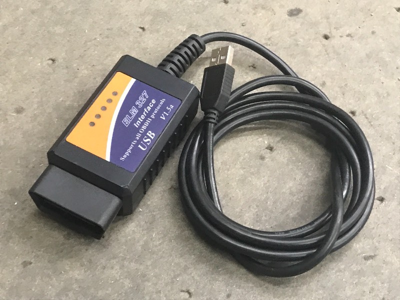 lot 56 image: ELM-327 Diagnostic Scanner with USB...