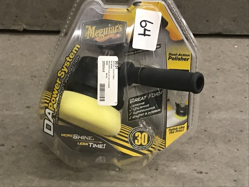 lot 64 image: New Meguiars Dual-Action Polisher D...