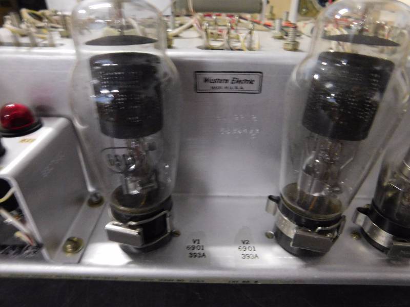 lot 24 image: Two Unused Vintage Western Electric Tube Amps